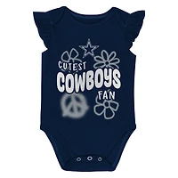 Ensemble deux pièces Outerstuff College Navy/Silver Dallas Cowboys Sunshine pour fille