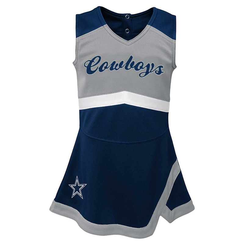 Robe pull capitaine Dallas Cowboys Cheer Captain pour bébé fille