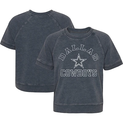 T-shirt raglan anthracite Dallas Cowboys Cheer Squad pour fille junior