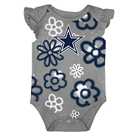 Girls Newborn & Infant Outerstuff Dallas Cowboys The Sunshine Two-Piece Bodysuit Set