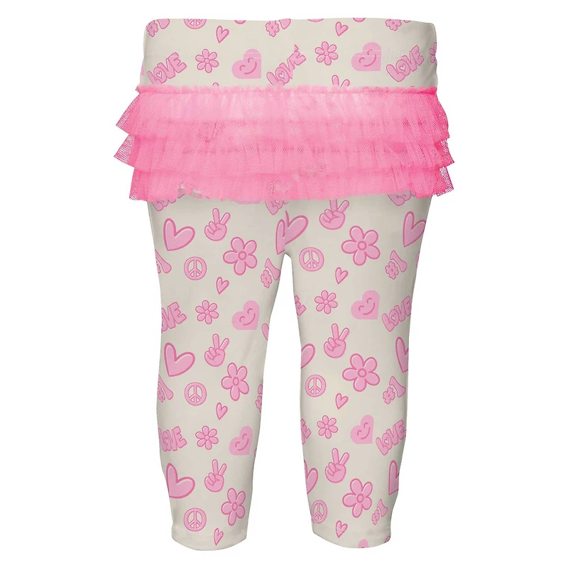 Ensemble 2 pièces body et pantalon pour nouveau-né bébé blanc Dallas Cowboys All The Love fille