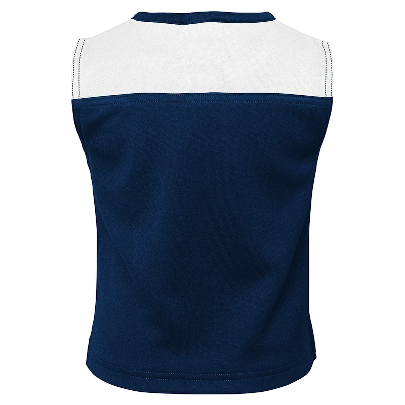Ensemble deux pièces de pom-pom girl Spirit des Dallas Cowboys pour filles d'âge préscolaire avec bloomers