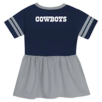 Robe en jersey bleu marine Dallas Cowboys Stadium Lights Fashion pour fille