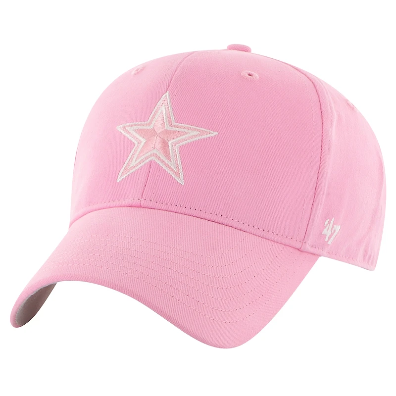 Casquette réglable rose MVP des Dallas Cowboys '47 pour jeunes filles