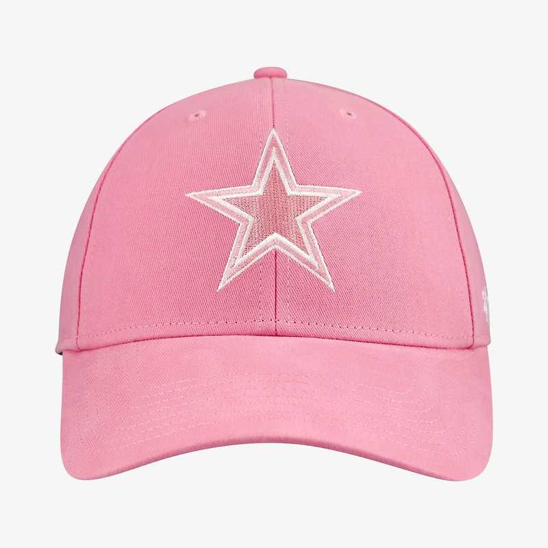 Girls Youth '47 Pink Dallas Cowboys Rose MVP Adjustable Hat