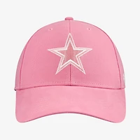 Girls Youth '47 Pink Dallas Cowboys Rose MVP Adjustable Hat