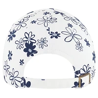 Chapeau réglable pour jeunes filles '47 Dallas Cowboys Daisy Delight Clean Up blanc