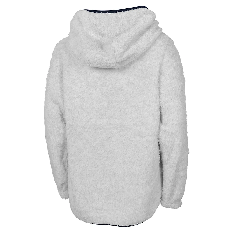 Sweat à capuche en polaire Ultimate Teddy de Dallas Cowboys pour filles, couleur crème