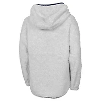 Sweat à capuche en polaire Ultimate Teddy de Dallas Cowboys pour filles, couleur crème