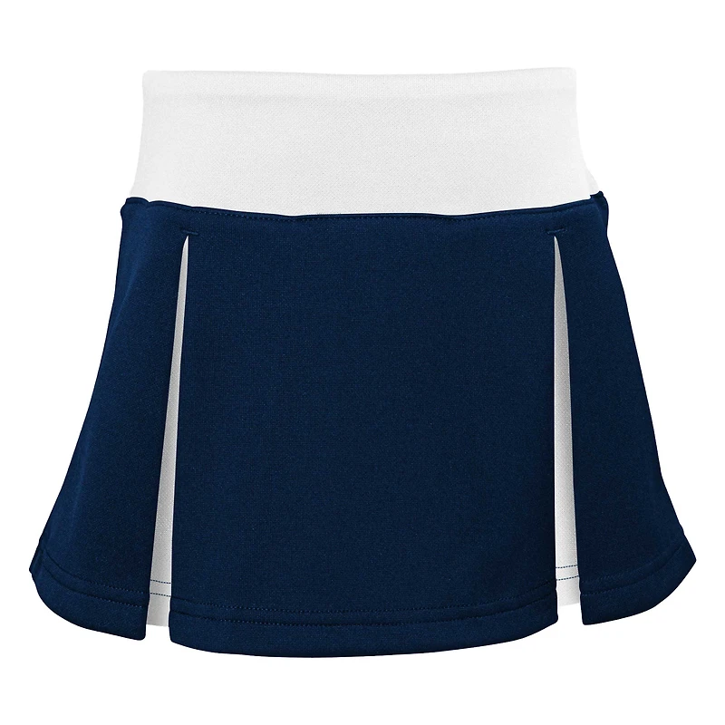 Ensemble deux pièces de pom-pom girl Dallas Cowboys Spirit bleu marine pour fille