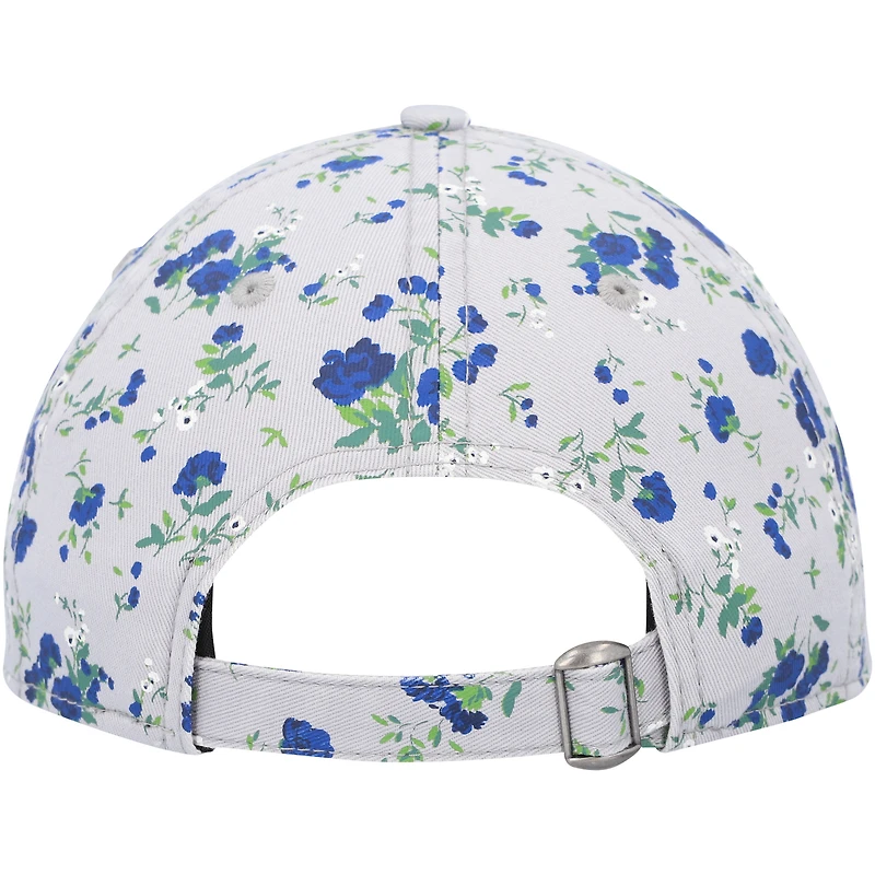 Girls Youth New Era Gray Dallas Cowboys Bouquet 9TWENTY Adjustable Hat