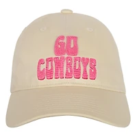 Chapeau ajustable Outerstuff crème Dallas Cowboys Blitz pour filles et jeunes