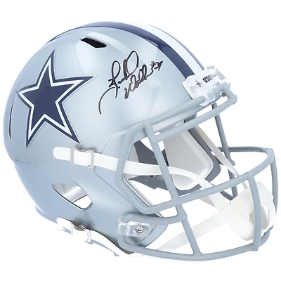 Casque réplique autographié Riddell Speed ​​des Dallas Cowboys par Herschel Walker