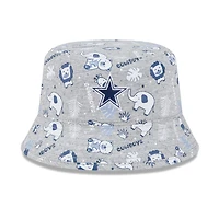 Bob gris à motif animal des Cowboys de Dallas de New Era pour bébé