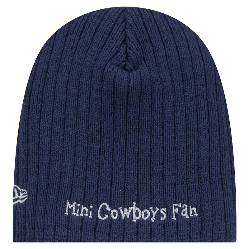 Mini bonnet bleu marine Dallas Cowboys New Era pour bébé