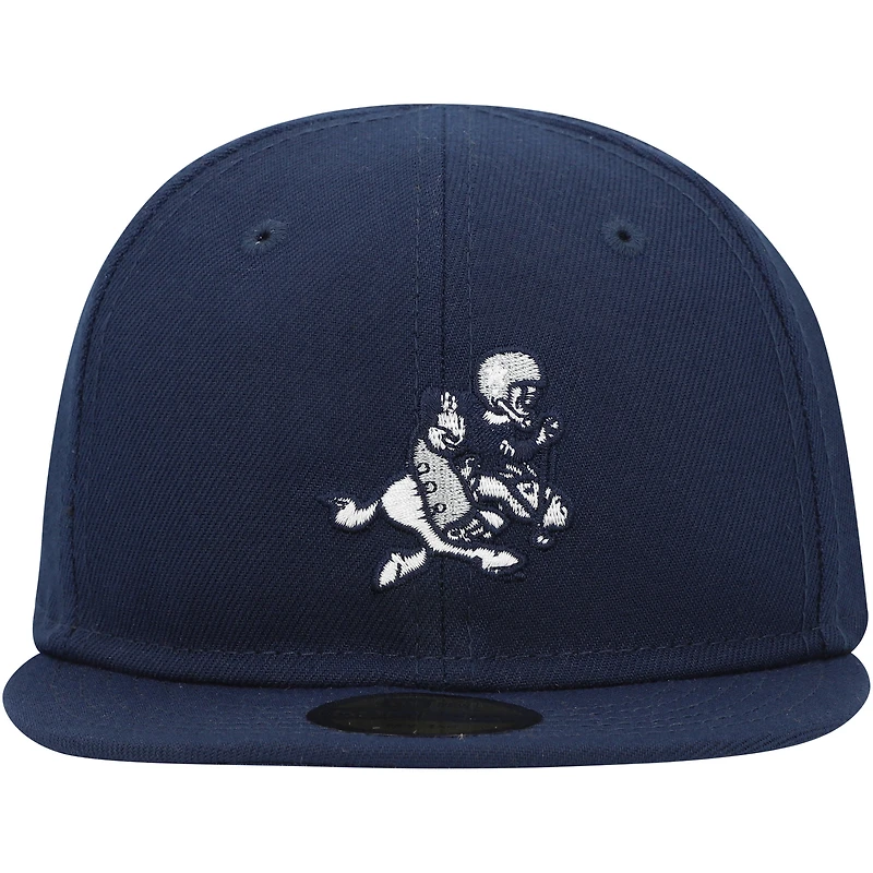 Infant New Era Navy Dallas Cowboys Retro Joe My 1st 59FIFTY Fitted Hat