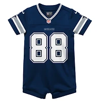 Barboteuse de jeu en jersey Nike CeeDee Lamb Navy Dallas Cowboys pour bébé