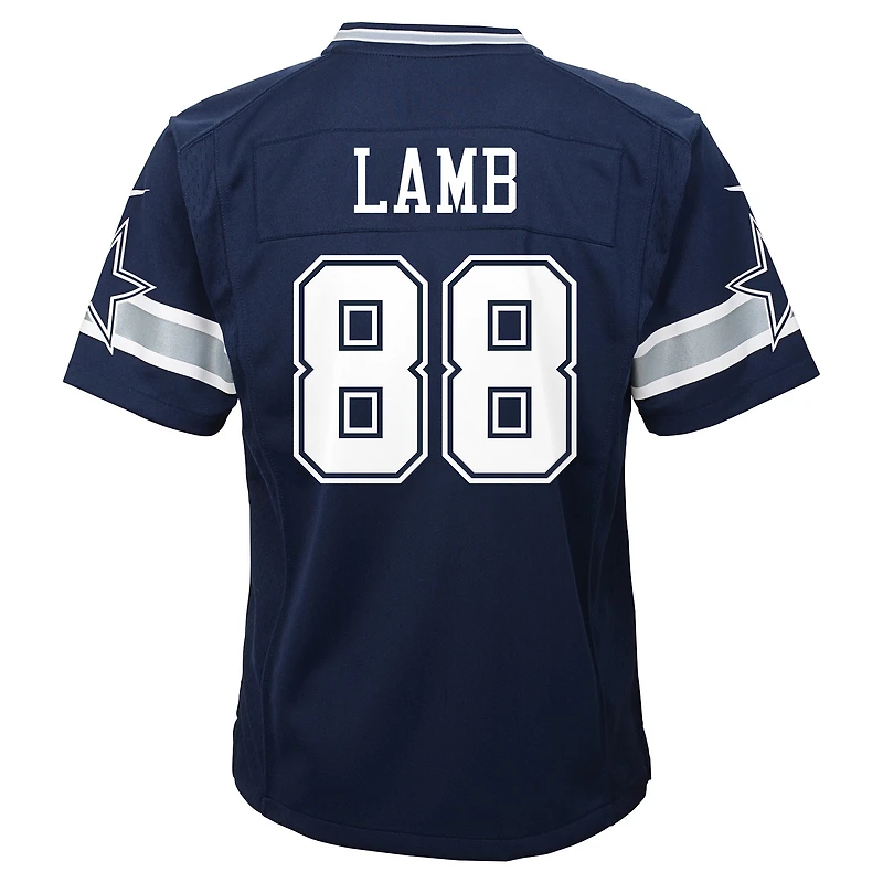 Maillot de match Nike CeeDee Lamb Navy Dallas Cowboys pour bébé