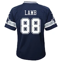 Maillot de match Nike CeeDee Lamb Navy Dallas Cowboys pour bébé