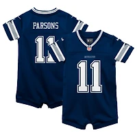 Barboteuse de jeu Nike Micah Parsons pour bébé, bleu marine, Dallas Cowboys, maillot