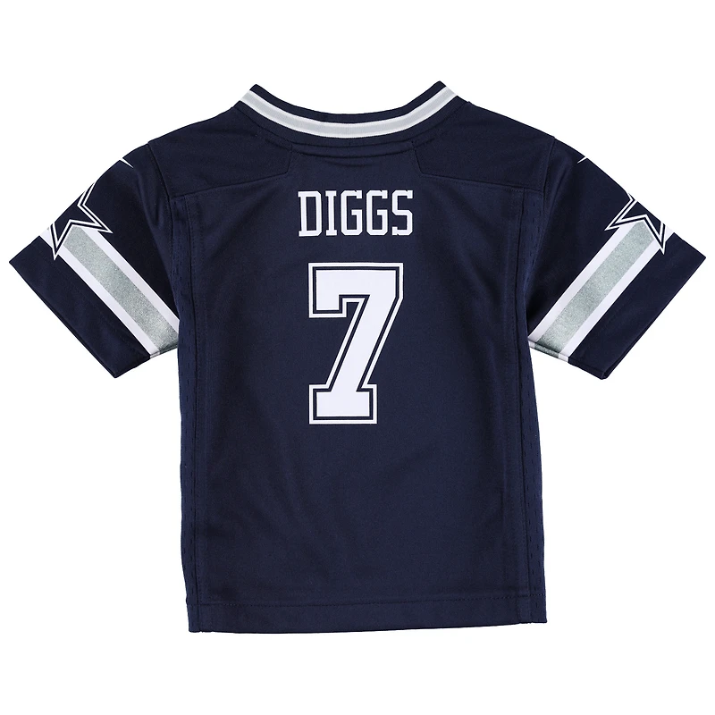 Maillot de match Nike Trevon Diggs pour bébé, bleu marine, Dallas Cowboys