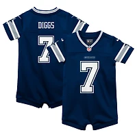 Barboteuse de jeu Nike Trevon Diggs pour bébé, bleu marine, Dallas Cowboys, maillot