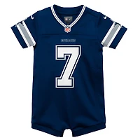 Barboteuse de jeu Nike Trevon Diggs pour bébé, bleu marine, Dallas Cowboys, maillot