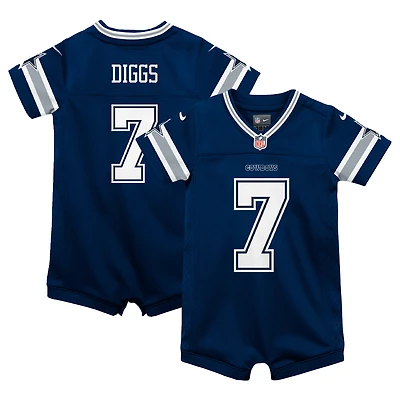 Infant Nike Trevon Diggs Navy Dallas Cowboys Game Romper Jersey