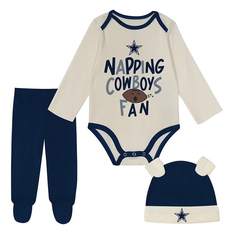 Infant Outerstuff Dallas Cowboys Little Champ Three-Piece Set