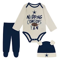 Infant Outerstuff Dallas Cowboys Little Champ Three-Piece Set