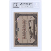 Jackie Smith Dallas Cowboys Autographié 2006 Playoff National Treasures Cut Auto #TL-JS #1/1 BGS Authentifié 8.5 Carte - 9,8,9,9 Sous-grades