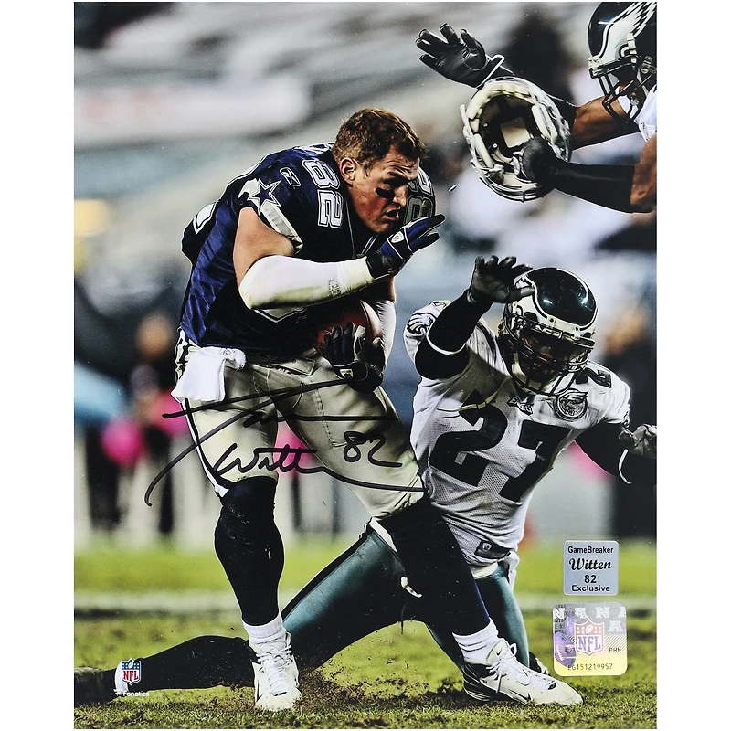 Jason Witten Dallas Cowboys Autographed 8'' x 10'' No Helmet Photograph