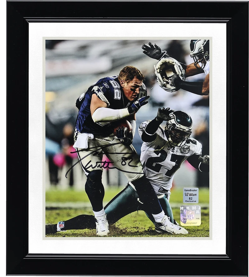 Jason Witten Dallas Cowboys Autographed 8'' x 10'' No Helmet Photograph
