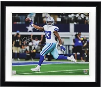Javonte Williams Dallas Cowboys Autographed 16" x 20" Touchdown Run Photograph