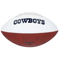 Javonte Williams Dallas Cowboys Autographed Franklin White Panel Football  