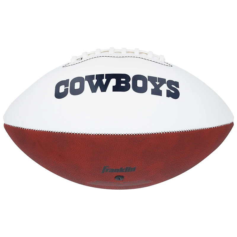 Javonte Williams Dallas Cowboys Autographed Franklin White Panel Football