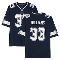 Javonte Williams Dallas Cowboys Autographed Navy Nike Game Jersey  