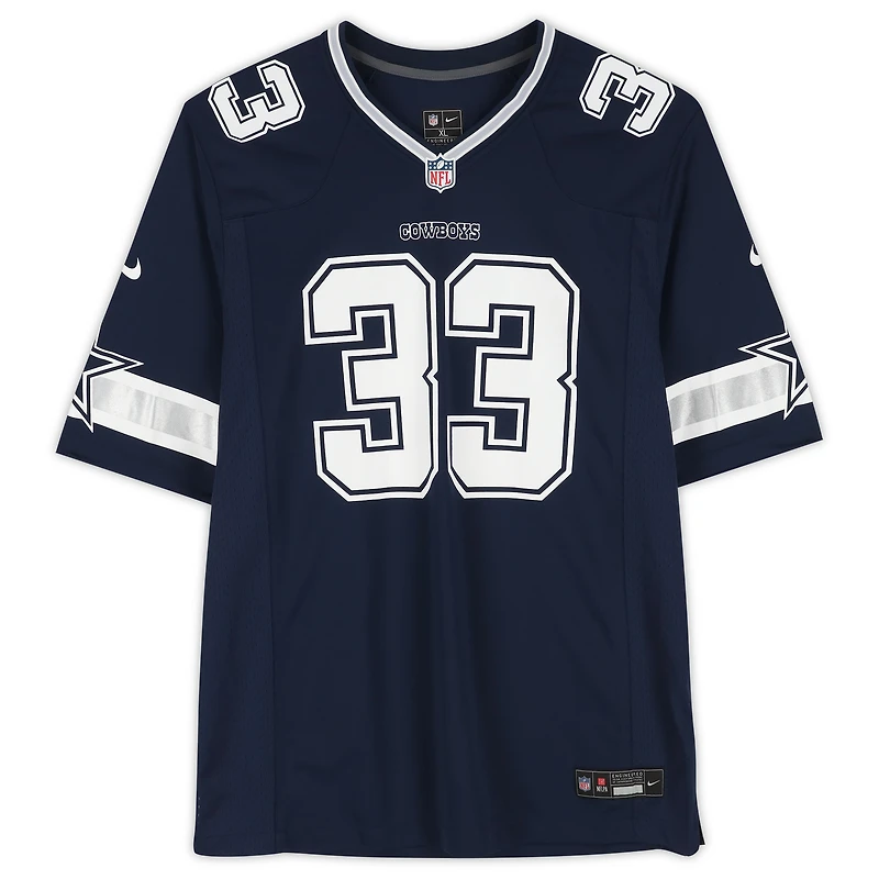 Javonte Williams Dallas Cowboys Autographed Navy Nike Game Jersey