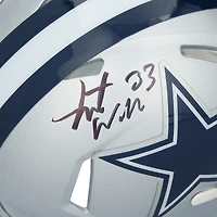 Javonte Williams Dallas Cowboys Autographed Riddell Speed Mini Helmet