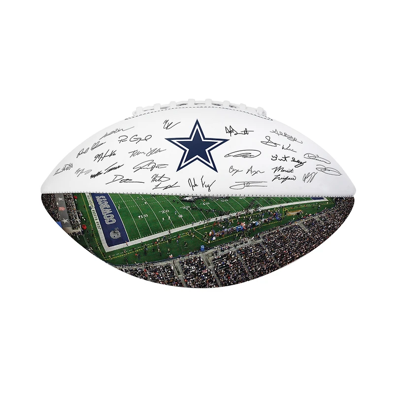 Logo Brands Dallas Cowboys 2025 Autograph Signature Football