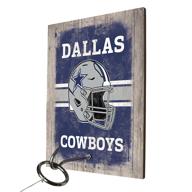 Jeu de lancer d'anneaux des Cowboys de Dallas avec logo