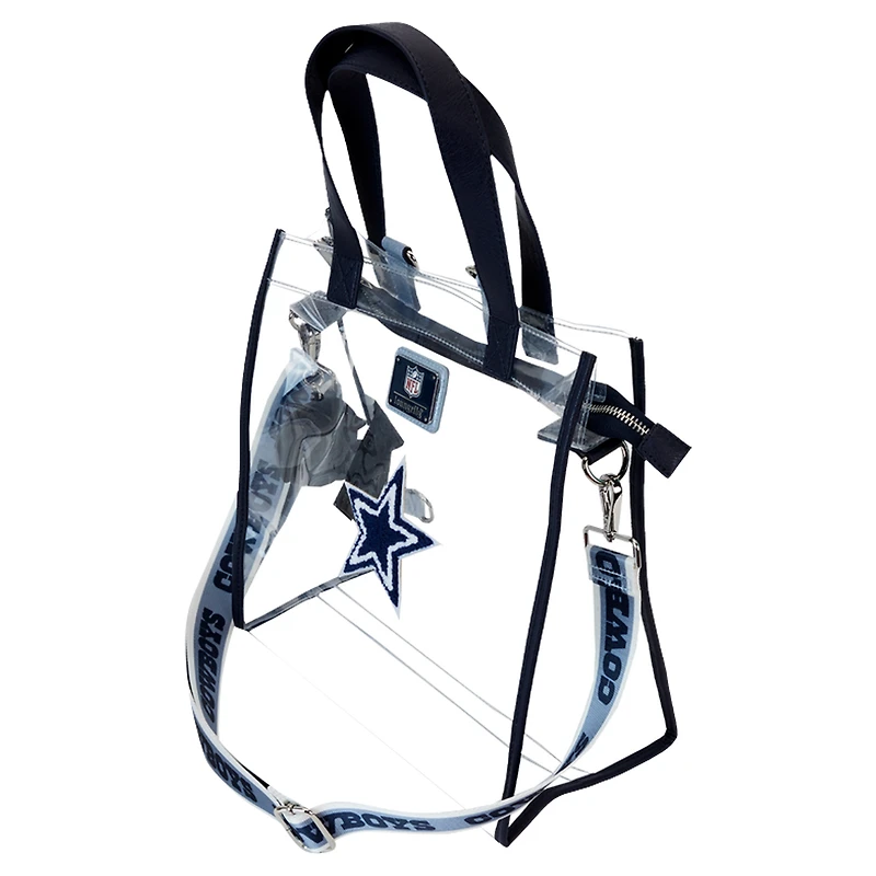Sac à dos et fourre-tout convertible transparent Dallas Cowboys de Loungefly