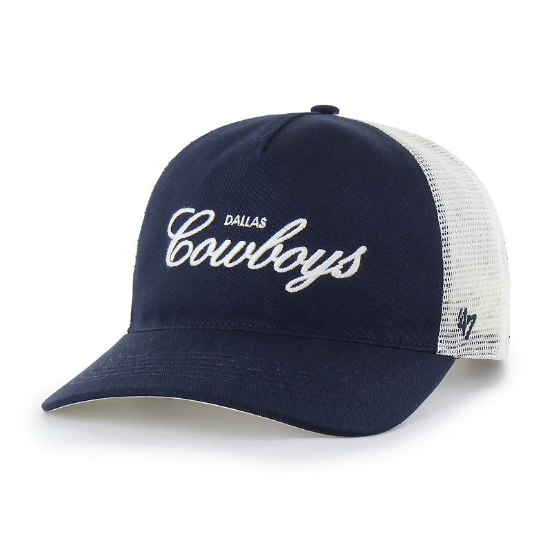 Men's '47 Navy Dallas Cowboys Foundation Trucker Hitch Adjustable Hat