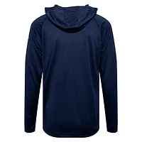 Sweat à capuche raglan Solar Stream Omni-Wick bleu marine Columbia pour homme des Cowboys de Dallas