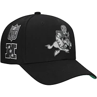 Men's Mitchell & Ness  Black Dallas Cowboys Beautiful Chaos Adjustable Hat