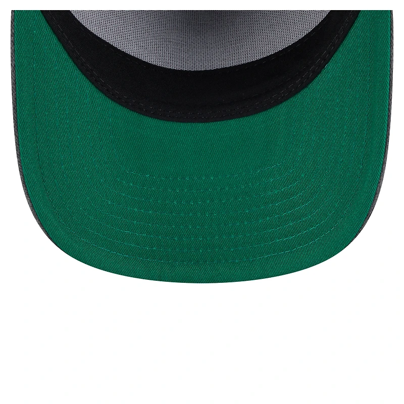 Men's New Era  Black Dallas Cowboys Throwback Washed A-Frame 9FIFTY Snapback Hat