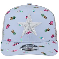Casquette ajustable 9SEVENTY gris Dallas Cowboys Adventure Surfboard de New Era pour homme