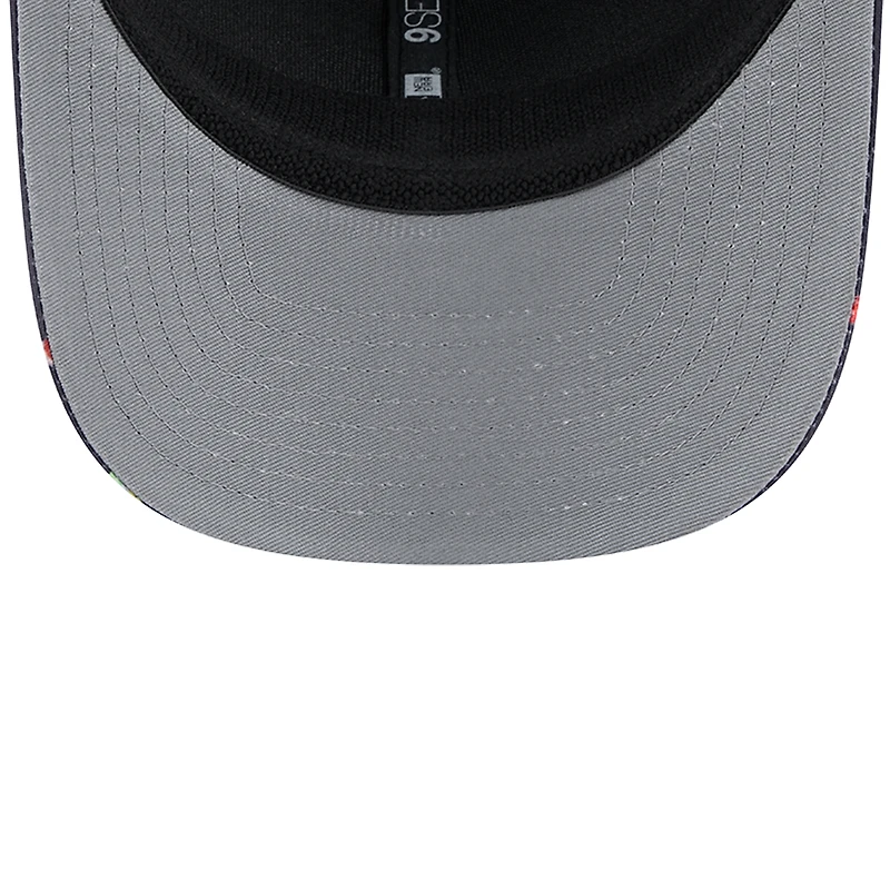 Men's New Era  Navy/Black Dallas Cowboys Adventure Drinks Pattern 9SEVENTY Stretch-Snap Hat