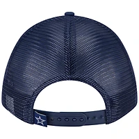 Men's New Era  Navy Dallas Cowboys Active Minimalist M-Crown A-Frame 9FORTY Adjustable Hat