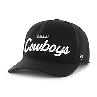 Casquette ajustable décontractée Dallas Cowboys Attitude Hitch '47 noire pour homme